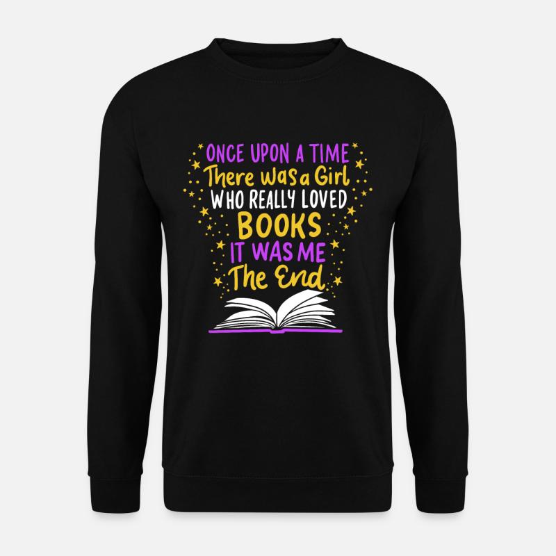 Bücher - Unisex Pullover - Schwarz
