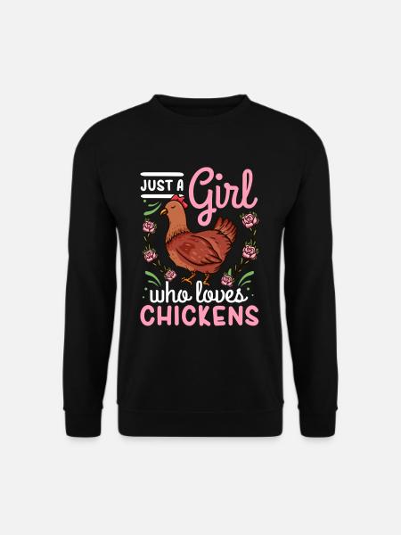 Chicken hen hen house - Unisex Sweatshirt - black