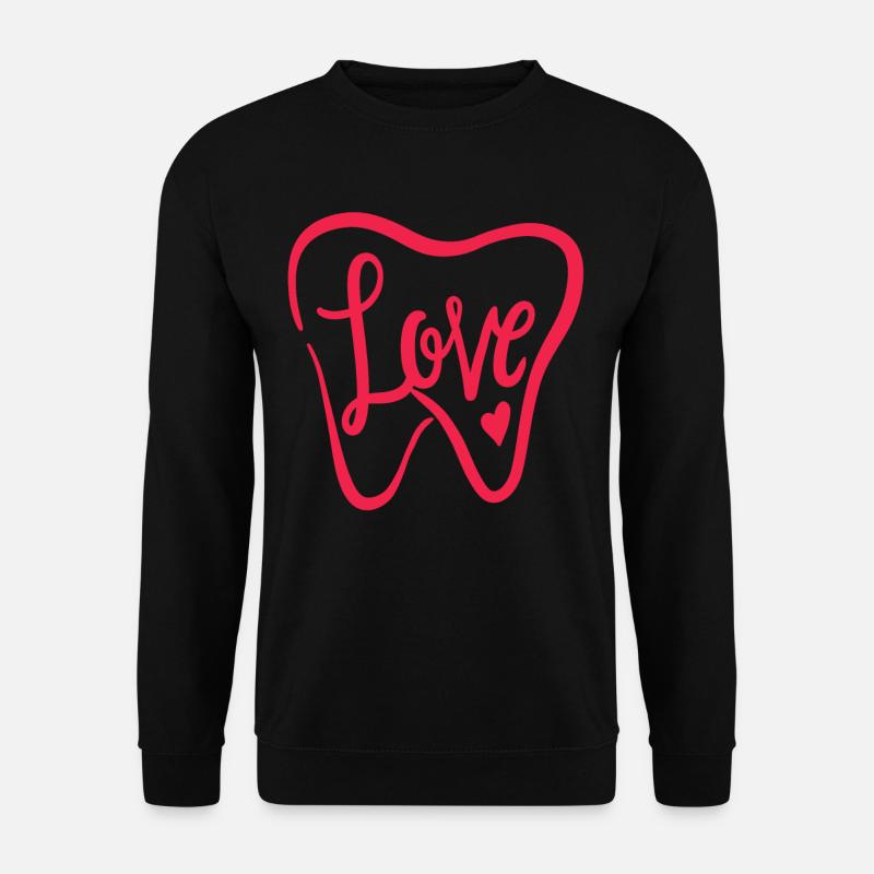Zähne - Unisex Pullover - Schwarz