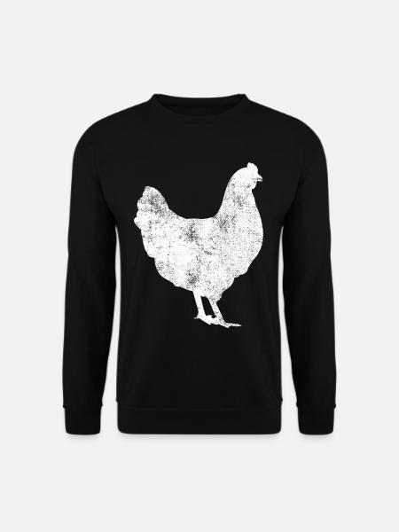 Huhn - Unisex Pullover - Schwarz