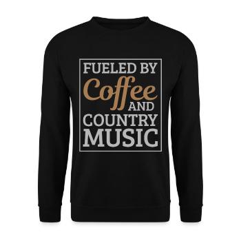 Country - Unisex Sweatshirt - black - Front - Alina (178cm) & Michal (187cm)