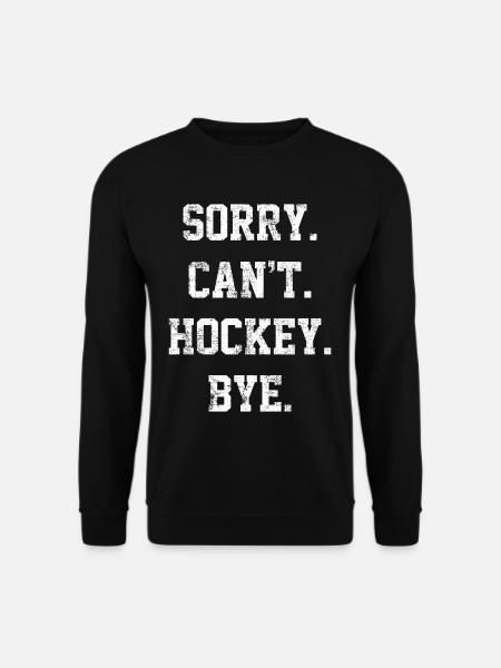Hockey - Unisex Pullover - Schwarz