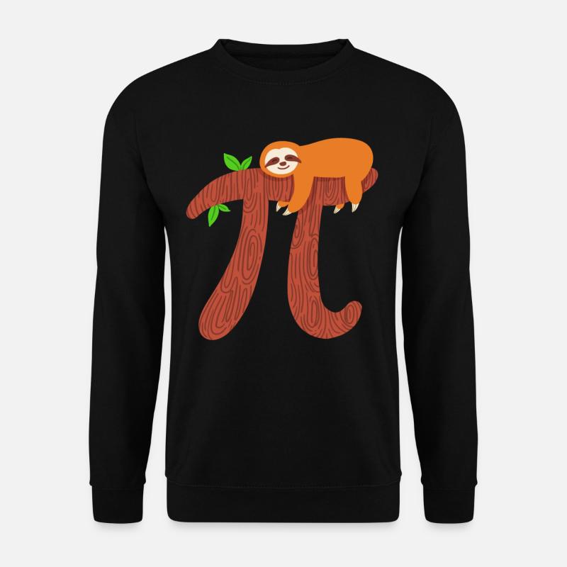 Sloth PI Math 3.14 - Sweat-shirt Unisexe - noir