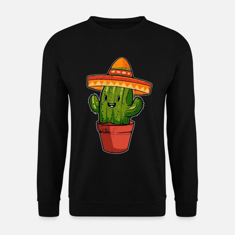 Kaktus Mexico - Unisex Pullover - Schwarz