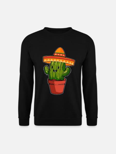 Mexico Kaktus Wüste - Unisex Pullover - Schwarz