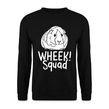 Cochons d'Inde - Sweat-shirt Unisexe - noir - Devant - Alina (178cm) & Michal (187cm)