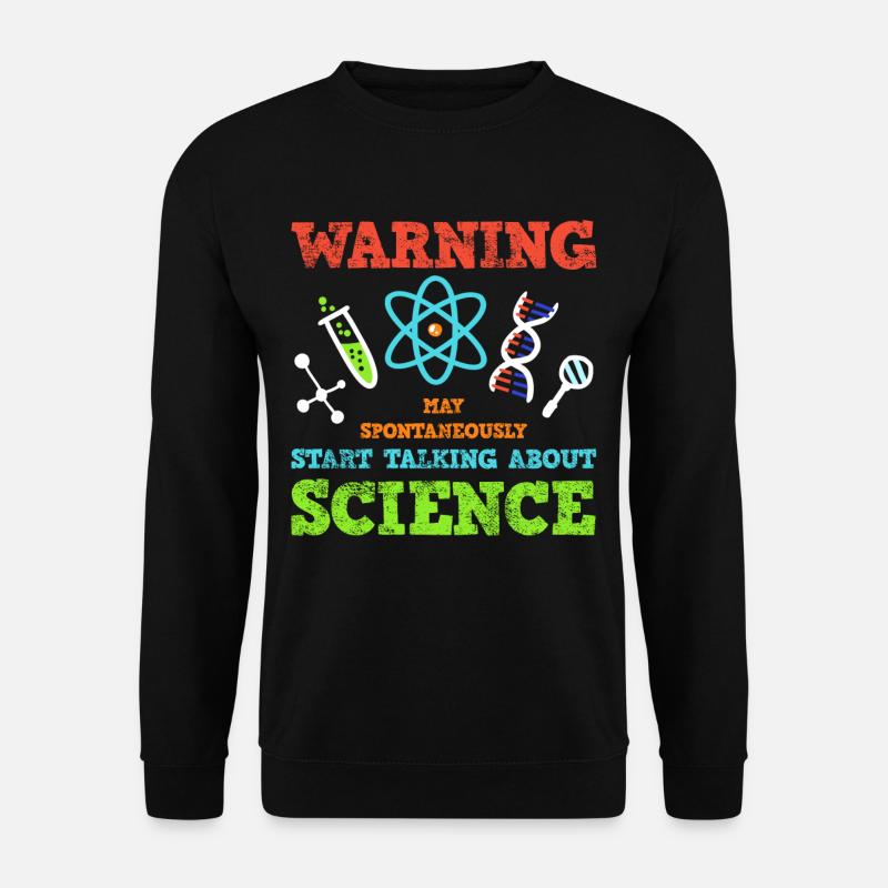 Science science chemistry bio physics - Unisex Sweatshirt - black