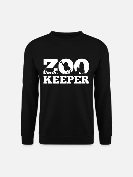 Zoowärter Tierwärter Zoologe - Unisex Pullover - Schwarz