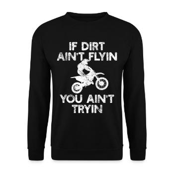 MTX Motocross Enduro - Sweat-shirt Unisexe - noir - Devant - Alina (178cm) & Michal (187cm)