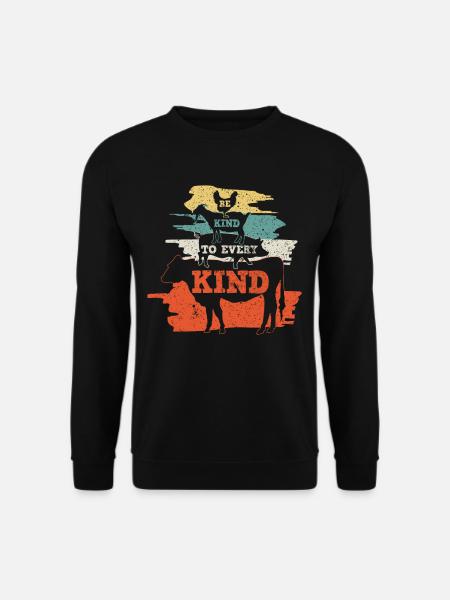 Vegan Vegetarier Veganer - Unisex Pullover - Schwarz