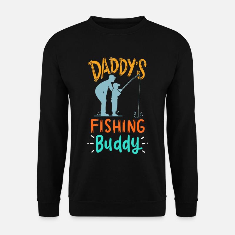 Fils de père de pêche - Sweat-shirt Unisexe - noir