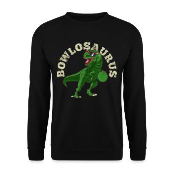 Bowling - Unisex Pullover - Schwarz - Vorne - Alina (178cm) & Michal (187cm)