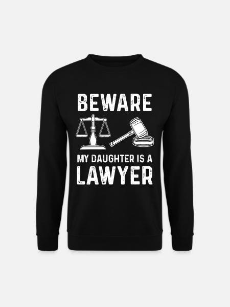 Avocat fille avocat - Sweat-shirt Unisexe - noir