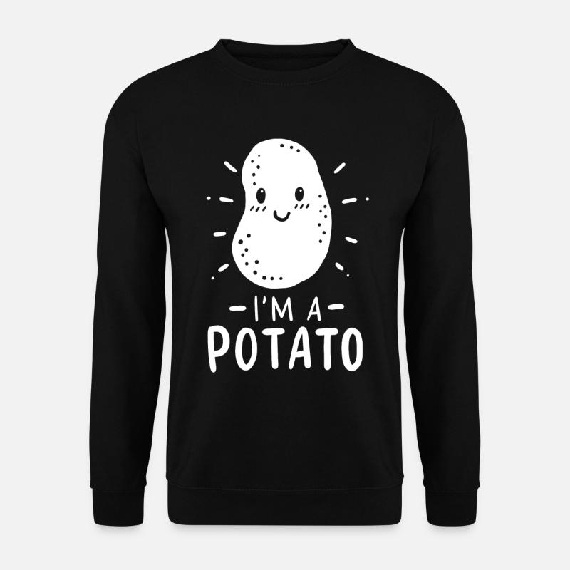 Potato - Unisex Sweatshirt - black