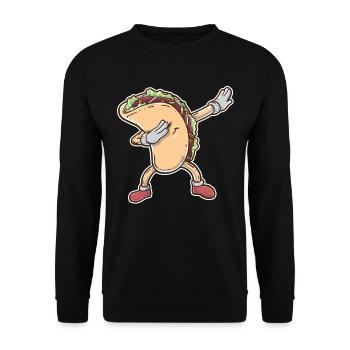 Taco - Unisex Sweatshirt - black - Front - Alina (178cm) & Michal (187cm)