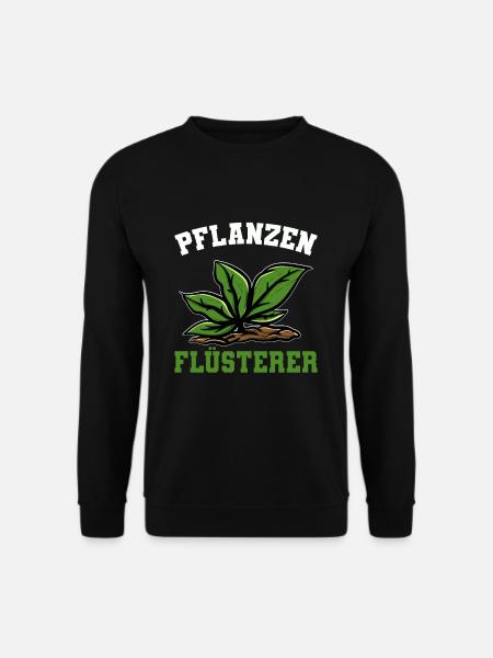 Pflanzenflüsterer - Unisex Pullover - Schwarz