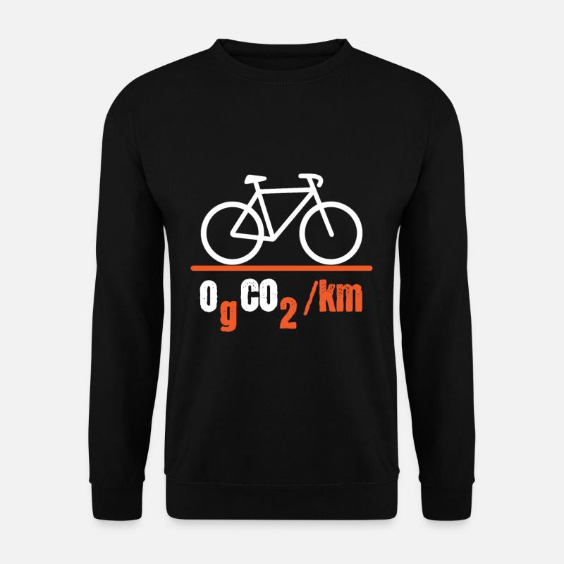 Bicycle environmental protection - Unisex Sweatshirt - black