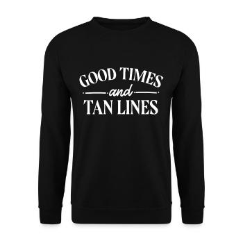 Vacances d'été - Sweat-shirt Unisexe - noir - Devant - Alina (178cm) & Michal (187cm)