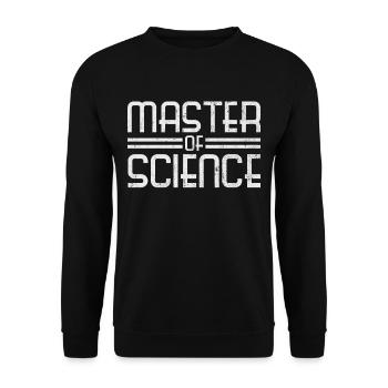 Une maîtrise - Sweat-shirt Unisexe - noir - Devant - Alina (178cm) & Michal (187cm)