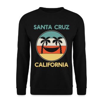 Santa Cruz - Unisex Pullover - Schwarz - Vorne - Alina (178cm) & Michal (187cm)