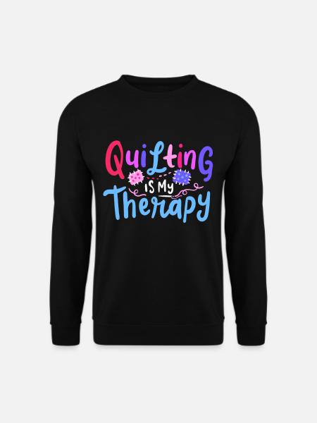 Quilting - Unisex Sweatshirt - black