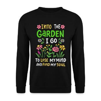 Jardinier jardinier jardinier amateur - Sweat-shirt Unisexe - noir - Devant - Alina (178cm) & Michal (187cm)