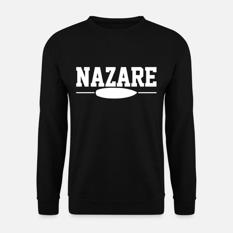 Nazare Portugal - Unisex Pullover - Schwarz