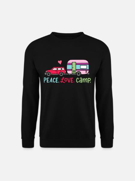 Camping Camper Camper - Sweat-shirt Unisexe - noir