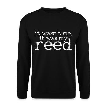 Instrumente Musiker Spruch - Unisex Pullover - Schwarz - Vorne - Alina (178cm) & Michal (187cm)