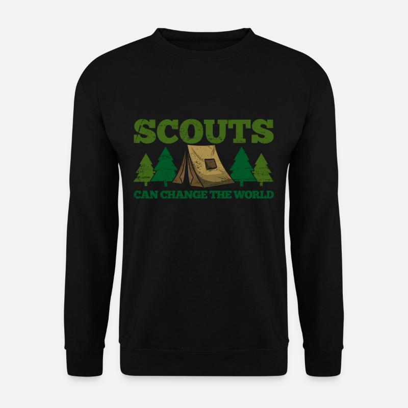 Boy Scout Scouting Camping - Unisex Sweatshirt - black