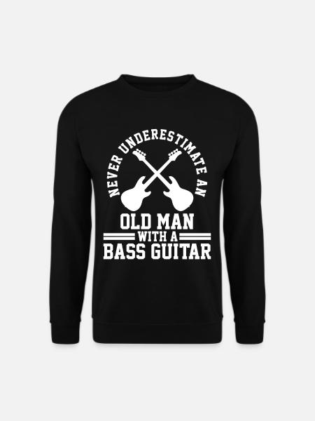 Bass guitar - Unisex Sweatshirt - black