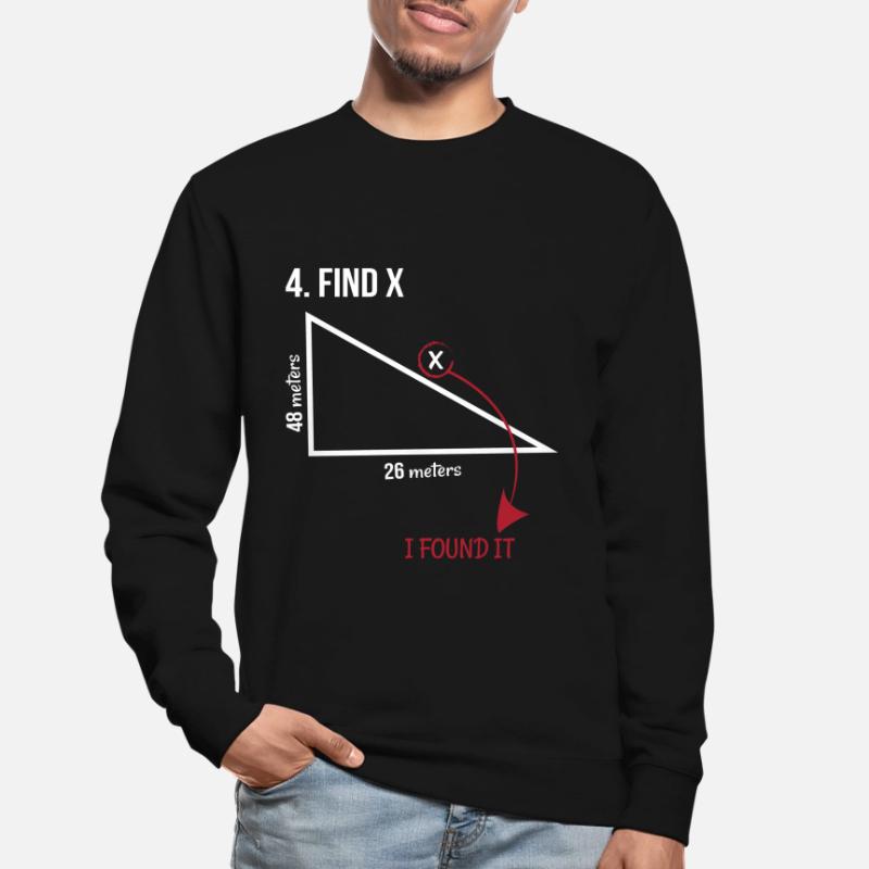 math, math, math teacher, sentence, triangle Unisex Sweatshirt