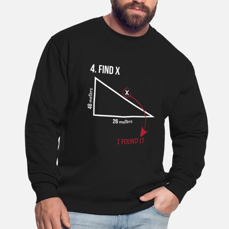 math, math, math teacher, sentence, triangle Unisex Sweatshirt