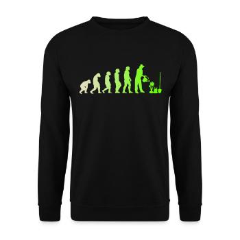 Evolution Jardinage Jardinage jardinage jardinage - Sweat-shirt Unisexe - noir - Devant - Alina (178cm) & Michal (187cm)