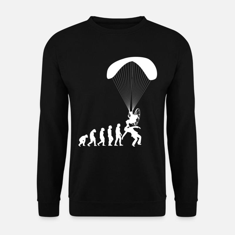 Chemise Parapente Parapente Evolution Paramotor - Sweat-shirt Unisexe - noir