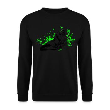 Supermoto - Unisex Pullover - Schwarz - Vorne - Alina (178cm) & Michal (187cm)