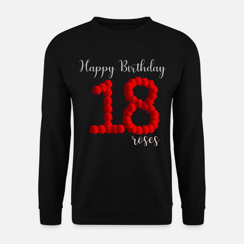 18th birthday - Unisex Sweatshirt - black