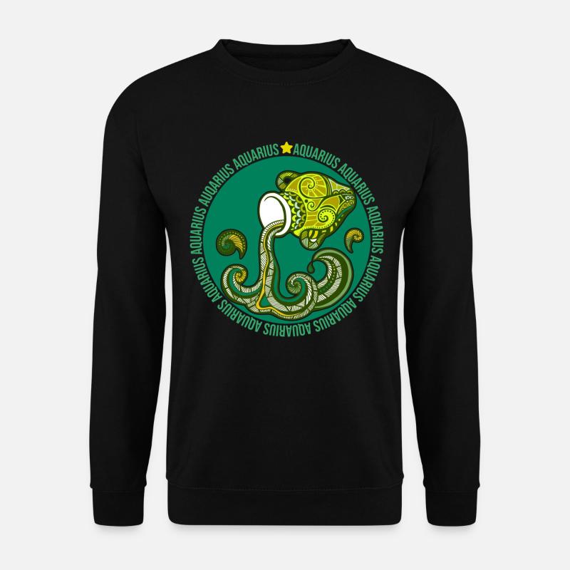 Verseau du zodiaque - Sweat-shirt Unisexe - noir