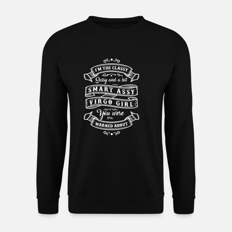 Sternzeichen Jungfrau - Unisex Pullover - Schwarz