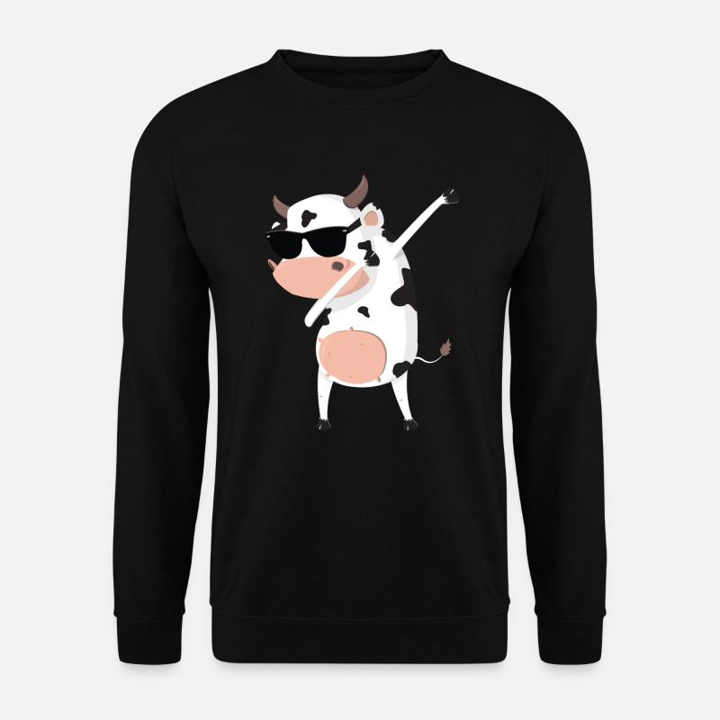 Lustige Kuh - Unisex Pullover - Schwarz