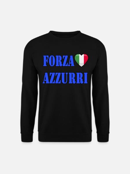 Forza Azzurri Italy jersey - Unisex Sweatshirt - black
