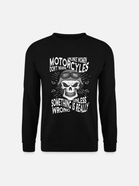 Biker motorcycle motorcycle gift - Unisex Sweatshirt - black