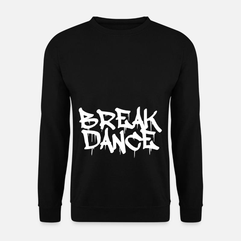 Breakdance Graffiti Geschenk Breakdancer 80er - Unisex Pullover - Schwarz