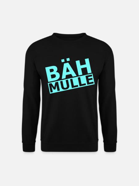 Bähmulle Bähmull Jammerlappen weinen jammern - Unisex Pullover - Schwarz