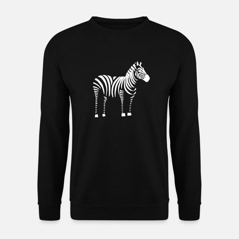 zebra - Unisex Sweatshirt - black