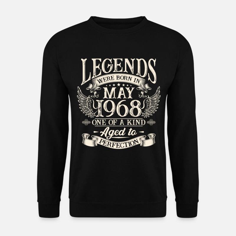 Legenden wurden im Mai 1968 geboren - Unisex Pullover - Schwarz