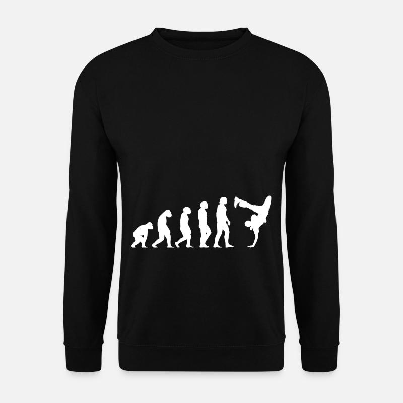 Breakdance Evolution Geschenk B-Boy 80's Hip Hop - Unisex Pullover - Schwarz