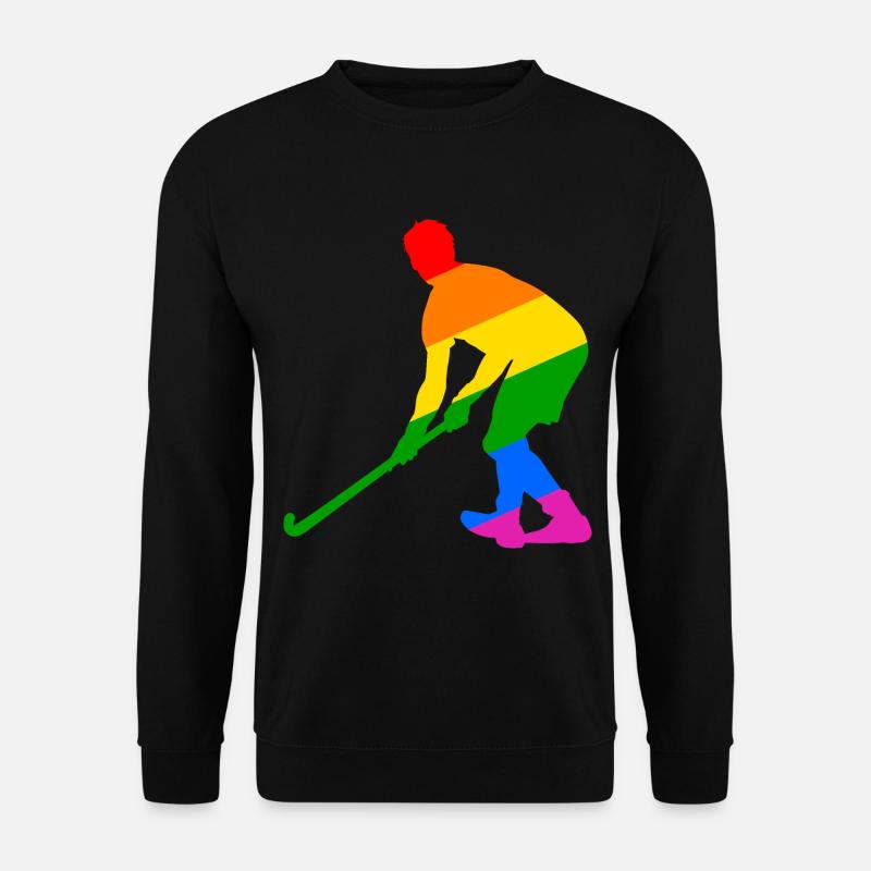 LGBTQ Feldhockeyspieler - Unisex Pullover - Schwarz