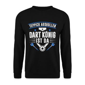 DART SPORT - Unisex Pullover - Schwarz - Vorne - Alina (178cm) & Michal (187cm)