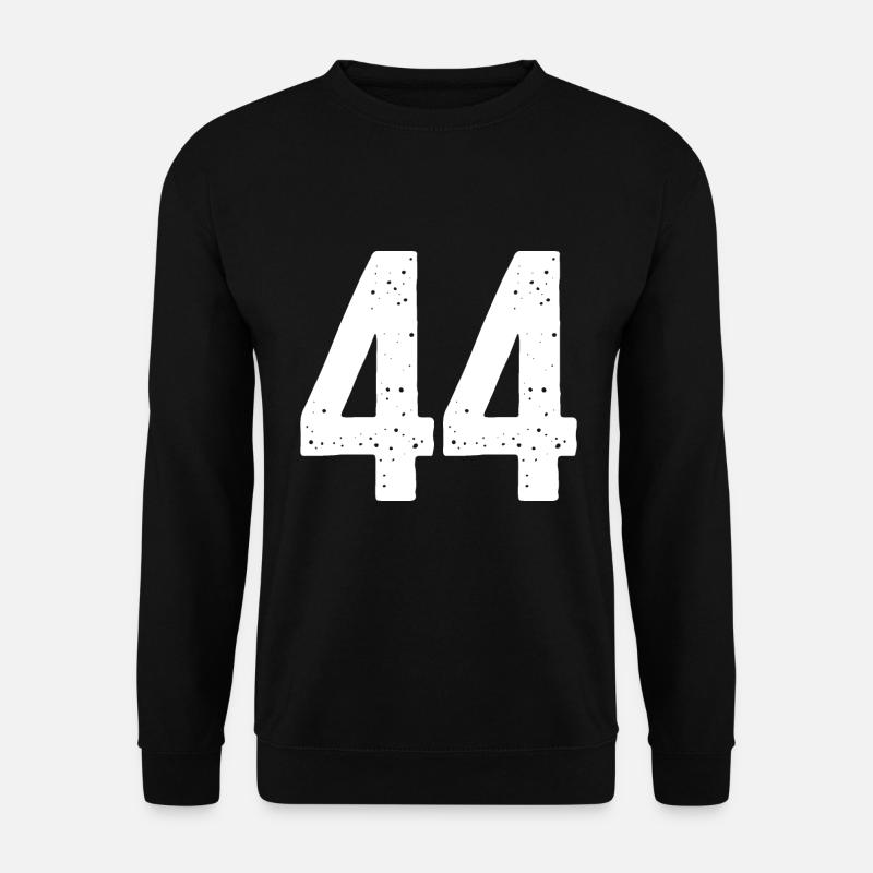 44 Numéros Blanc - Sweat-shirt Unisexe - noir